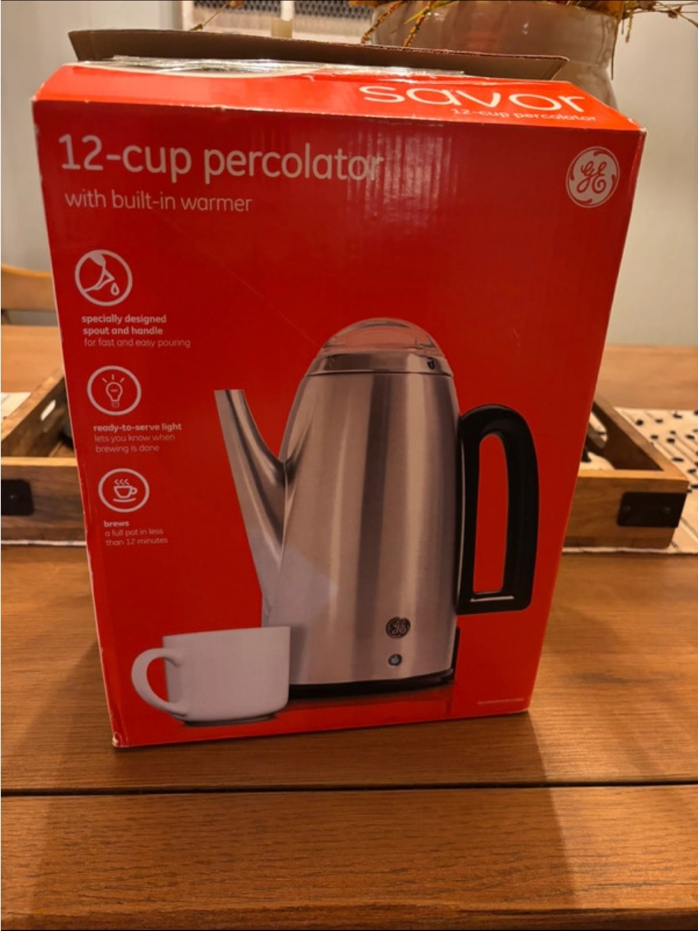 GE Percolator NIB